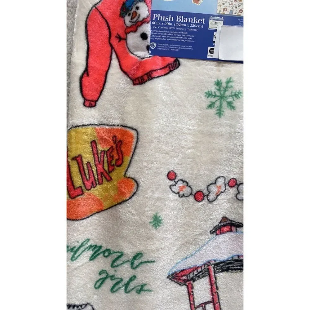Gilmore‎ Girls I Smell Snow TWIN Size SOFT Blanket 60” X 90” Luke’s Gazebo NEW